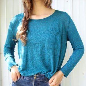 Old Navy boyfriend style long sleeved shirt size M